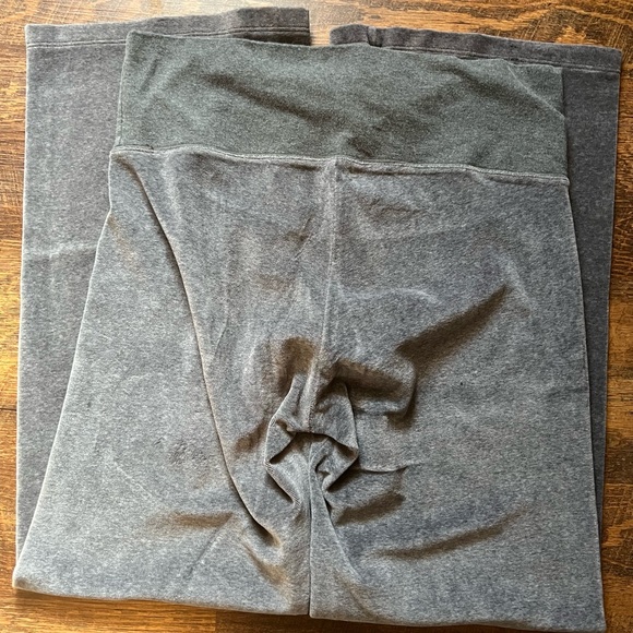 Victoria's Secret PINK Vintage Gray Velour Pant Size S - Picture 3 of 5
